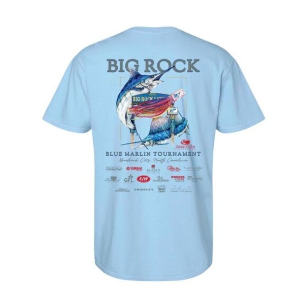 2025 Big Rock Tshirt Light Blue